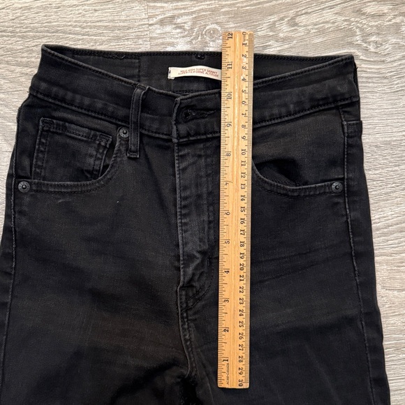 Levi’s Mile High Super Skinny Black Jeans - Picture 6 of 6